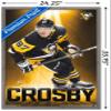 Trends International NHL Pittsburgh Penguins - Sidney Crosby 18 Wall Poster, 22.375" x 34", Barnwood Framed Version view 3