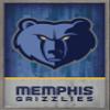 Trends International NBA Memphis Grizzlies - Logo 18 Wall Poster, 14.725" x 22.375", Barnwood Framed Version view 1