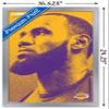 Trends International NBA Los Angeles Lakers - Lebron James 18 Wall Poster, 14.725" x 22.375", Silver Framed Version view 3