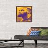 Trends International NBA Los Angeles Lakers - Lebron James 18 Wall Poster, 14.725" x 22.375", Mahogany Framed Version view 2