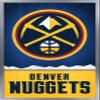 Trends International NBA Denver Nuggets - Logo 18 Wall Poster, 14.725" x 22.375", Silver Framed Version view 1
