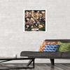 Trends International Attack on Titan - Collage Wall Poster, 14.725" x 22.375", White Framed Version view 2