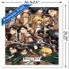 Trends International Attack on Titan - Collage Wall Poster, 14.725" x 22.375", White Framed Version view 3