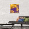 Trends International NBA Los Angeles Lakers - Lebron James 18 Wall Poster, 14.725" x 22.375", White Framed Version view 2