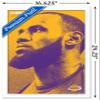 Trends International NBA Los Angeles Lakers - Lebron James 18 Wall Poster, 14.725" x 22.375", White Framed Version view 3
