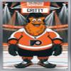 Trends International NHL Philadelphia Flyers - Gritty 19 Wall Poster, 14.725" x 22.375", Silver Framed Version view 1