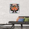Trends International NHL Philadelphia Flyers - Gritty 19 Wall Poster, 14.725" x 22.375", Silver Framed Version view 2