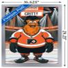 Trends International NHL Philadelphia Flyers - Gritty 19 Wall Poster, 14.725" x 22.375", Silver Framed Version view 3