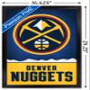 Trends International NBA Denver Nuggets - Logo 18 Wall Poster, 14.725" x 22.375", Black Framed Version view 3