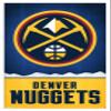 Trends International NBA Denver Nuggets - Logo 18 Wall Poster, 14.725" x 22.375", White Framed Version view 1