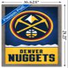Trends International NBA Denver Nuggets - Logo 18 Wall Poster, 14.725" x 22.375", Barnwood Framed Version view 3