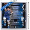 Trends International NBA Dallas Mavericks - Luka Doncic 19 Wall Poster, 14.725" x 22.375", Silver Framed Version view 3