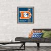 Trends International NFL Denver Broncos - Retro Logo 14 Wall Poster, 14.725" x 22.375", Barnwood Framed Version view 2