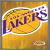 Trends International NBA Los Angeles Lakers - Logo 13 Wall Poster, 14.725" x 22.375", Barnwood Framed Version view 1