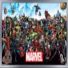Marvel Comics The Marvel Lineup Wall Poster, 22.4L" x 14.7W", Silver Framed Version view 1