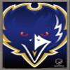 Trends International NFL Baltimore Ravens - Logo 14 Wall Poster, 14.725" x 22.375", Barnwood Framed Version view 1