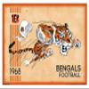 NFL Cincinnati Bengals - Retro Logo 14 Wall Poster, 22.4L" x 14.7W", White Framed Version view 1
