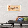 NFL Cincinnati Bengals - Retro Logo 14 Wall Poster, 22.4L" x 14.7W", White Framed Version view 2