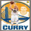 Trends International NBA Golden State Warriors - Stephen Curry 15 Wall Poster, 14.725" x 22.375", Barnwood Framed Version view 1
