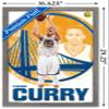 Trends International NBA Golden State Warriors - Stephen Curry 15 Wall Poster, 14.725" x 22.375", Barnwood Framed Version view 3