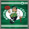 Trends International NBA Boston Celtics - Logo 14 Wall Poster, 14.725" x 22.375", Barnwood Framed Version view 1