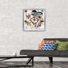 Trends International NBA Golden State Warriors - Stephen Curry 16 Wall Poster, 14.725" x 22.375", Silver Framed Version view 2