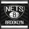 Trends International NBA Brooklyn Nets - Logo 15 Wall Poster, 14.725" x 22.375", Black Framed Version view 1