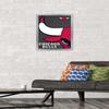 Trends International NBA Chicago Bulls - Logo 14 Wall Poster, 14.725" x 22.375", Silver Framed Version view 2