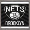 Trends International NBA Brooklyn Nets - Logo 15 Wall Poster, 14.725" x 22.375", Barnwood Framed Version view 1