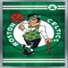 Trends International NBA Boston Celtics - Logo 14 Wall Poster, 14.725" x 22.375", Silver Framed Version view 1