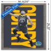 Trends International NBA Golden State Warriors - Stephen Curry 18 Wall Poster, 14.725" x 22.375", Barnwood Framed Version view 3