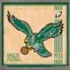 Trends International NFL Philadelphia Eagles - Retro Logo 14 Wall Poster, 14.725" x 22.375", Barnwood Framed Version view 1