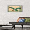 Trends International NFL Philadelphia Eagles - Retro Logo 14 Wall Poster, 14.725" x 22.375", Barnwood Framed Version view 2