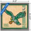 Trends International NFL Philadelphia Eagles - Retro Logo 14 Wall Poster, 14.725" x 22.375", Barnwood Framed Version view 3
