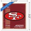 Trends International NFL San Francisco 49ers - Retro Logo 14 Wall Poster, 14.725" x 22.375", White Framed Version view 3
