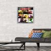 Trends International Slipknot - Grid Wall Poster, 14.725" x 22.375", Silver Framed Version view 2
