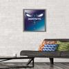 Trends International NBA Charlotte Hornets - Logo 14 Wall Poster, 14.725" x 22.375", Barnwood Framed Version view 2