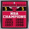 Trends International NBA Chicago Bulls - Champions 13 Wall Poster, 14.725" x 22.375", Silver Framed Version view 1