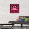 Trends International NBA Chicago Bulls - Champions 13 Wall Poster, 14.725" x 22.375", Silver Framed Version view 2