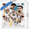 Trends International NBA Golden State Warriors - Stephen Curry 16 Wall Poster, 14.725" x 22.375", White Framed Version view 3