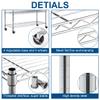 6-Tier Heavy Duty Steel Wire Shelving Unit | 350 lb Capacity per Shelf | NSF Certified Adjustable Storage Rack for Garage, Pantry, Kitchen | 48" L x 18" W x 82" H | Mobile Commercial Shelves view 4