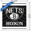 Trends International NBA Brooklyn Nets - Logo 15 Wall Poster, 14.725" x 22.375", White Framed Version view 3