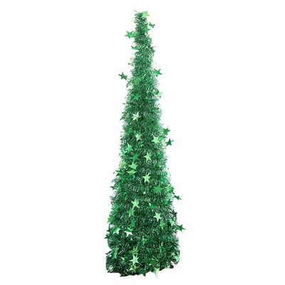 Folding Christmas Tree Holiday Tree Plump Christmas Tree Tinsel Pine Tree Christmas Tree Model Christmas Party Decor Real Christmas Tree Slim Xmas Tree Tinsel Tree Pet Telescopic