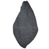 VRINDAVANBAZAAR.COM Plain japa Bag with Front Zipper- Grey view 1