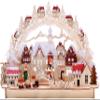 BRUBAKER Christmas LED Light Arch - Old Town Winter Scene - 17.7 x 4.7 x 10.6 Inches view 1