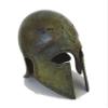 Corinthian Bronze Small Helmet - Ancient Greek Reproduction Artifact - Handmade view 1