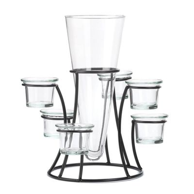 Accent Plus Flower Candle Stand