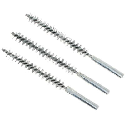 Utoolmart 12mm/0.47" Diameter Steel Wire Tube Cleaning Brush 160mm Length 3Pcs