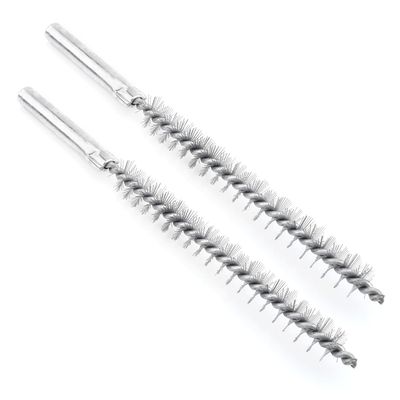 Utoolmart 12mm/0.47" Diameter Steel Wire Tube Cleaning Brush 160mm Length 2Pcs