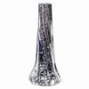 Aderia F-71945 Tsugaru Vidro Petal Vase, Black, Seasonal Light, Gold Color, Night Sky, Made in Japan view 1